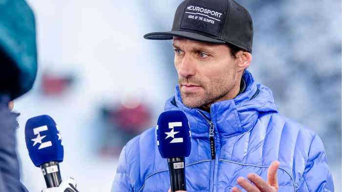 Sven Hannawald im Eurosport Podcast - Copyright: Eurosport/Nadine Rupp