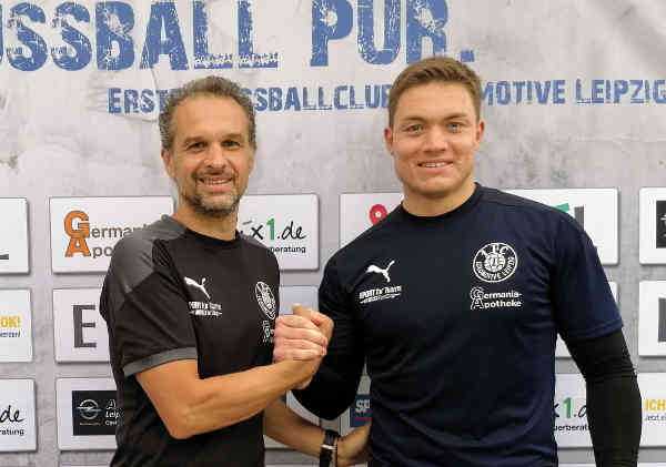 Almedin Civa und Dennis Dickmann - Foto: 1. FC Lok Leipzig