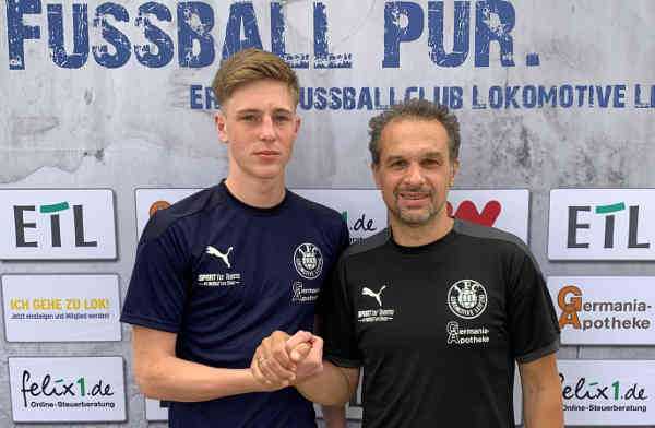 Johannes Pistol - 1. FC Lok Leipzig - Almedin Civa (v.l.) - Foto: 1. FC Lok Leipzig
