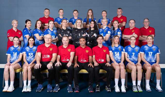 Handball EM 2020 Frauen - Team Russland Russia - Copyright: Press-Service of HFR