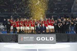 Handball WM 2021 Ägypten Abschlussfeier - Dänemark Weltmeister - Copyright: © IHF / Egypt 2021