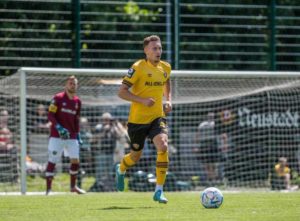 Fußball 3. Liga: Jonas Saliger - Dynamo Dresden - Copyright: SG Dynamo Dresden / Dennis Hetzschold