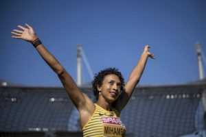 European Athletics Championships München 2022 Olympiastadion - Malaika Mihambo - Leichtathletik EM - Copyright: @Munich2022 / Daniel Kopatsch