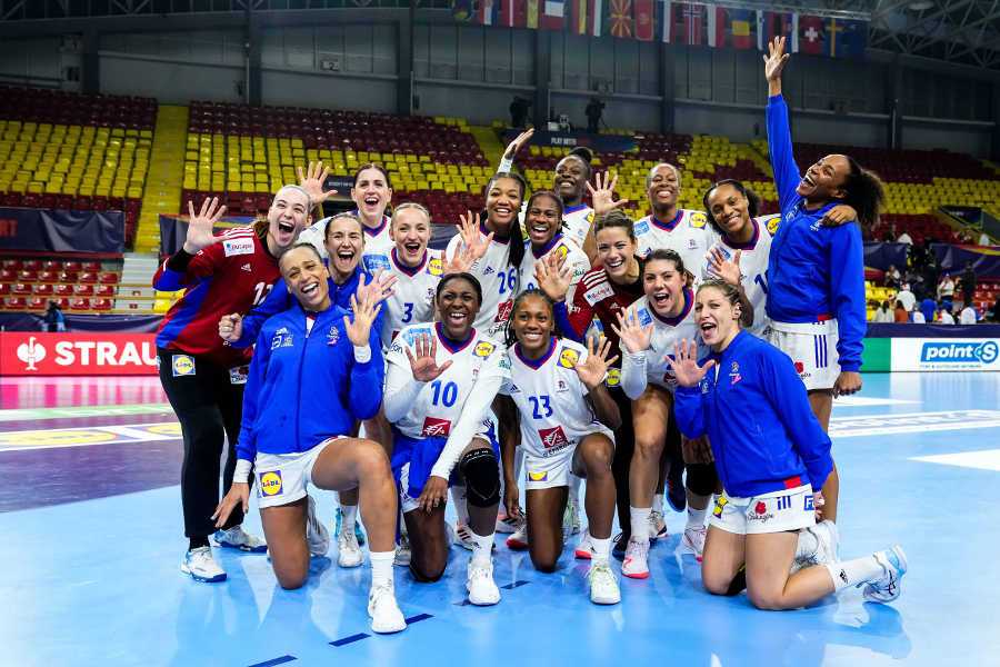 Handball EM 2022 Frauen EHF EURO - Team Frankreich vs. Deutschland - Copyright: ©FFHandball__ICON_SPORT Handball EM 2022 Frauen EHF EURO - Team Frankreich vs. Deutschland - Copyright: ©FFHandball__ICON_SPORT