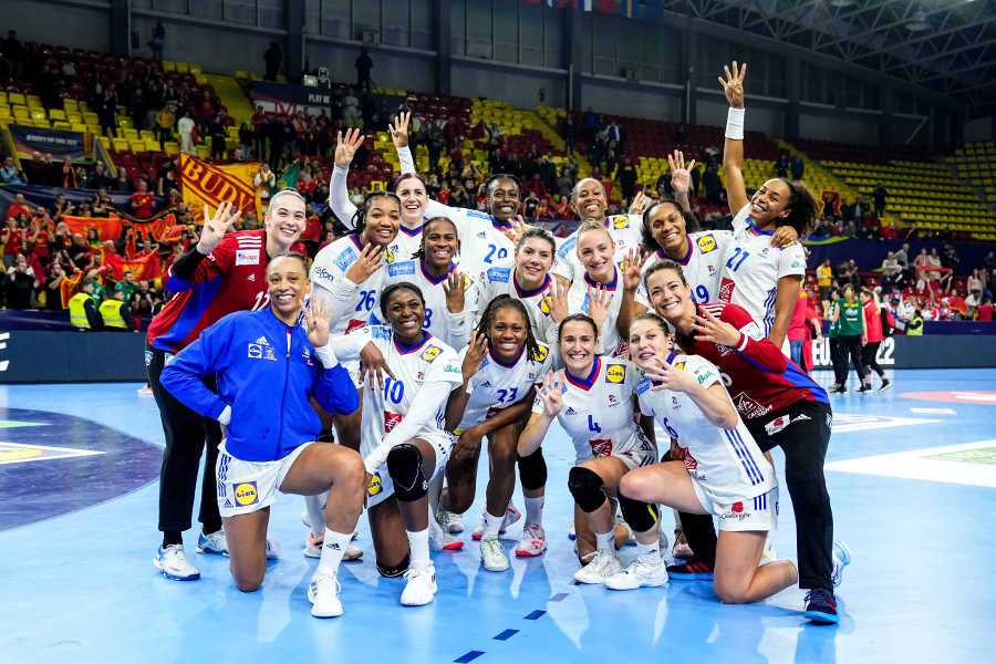 Handball EM 2022 Frauen EHF EURO - Team Frankreich vs. Montenegro - Copyright: ©FFHandball__ICON_SPORT