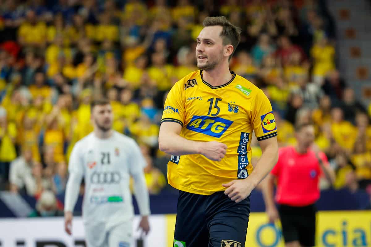 Handball WM 2023 - Schweden vs. Ungarn - Hampus Wanne - Copyright: IHF