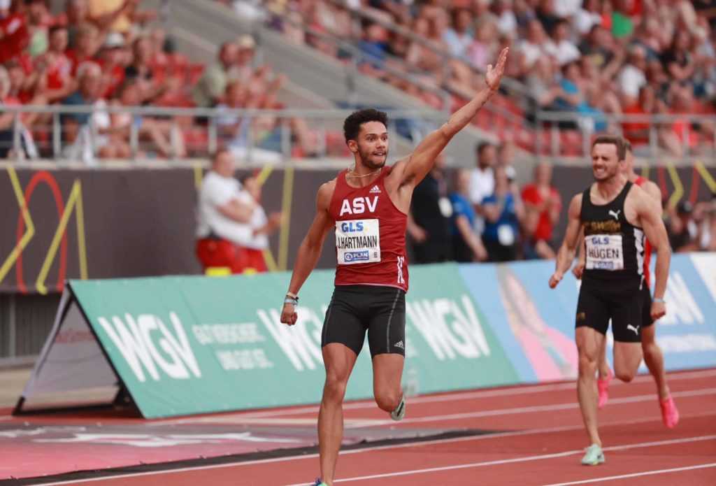 Leichtathletik DM Finals 2023 - Joshua Hartmann - Copyright: DLV / Theo Kiefner Leichtathletik DM Finals 2023 - Joshua Hartmann - Copyright: DLV / Theo Kiefner