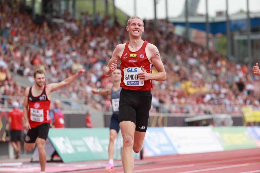 Leichtathletik DM Finals 2023 - Manuel Sanders - Copyright: DLV / Theo Kiefner Leichtathletik DM Finals 2023 - Manuel Sanders - Copyright: DLV / Theo Kiefner