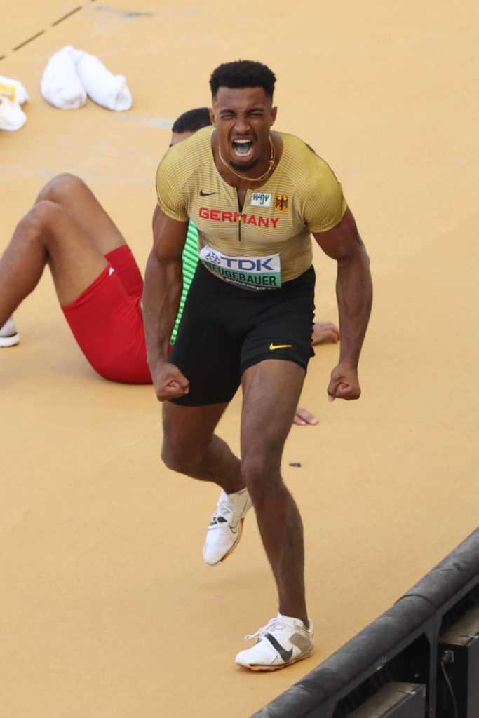 Leichtathletik WM 2023 Budapest Zehnkampf Leo Neugebauer - Copyright: Getty Images for World Athletics