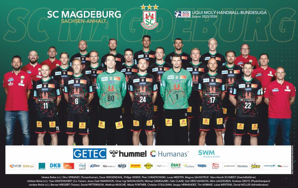 SC Magdeburg - Handball Bundesliga HBL und EHF Champions League Saison 2023-2024 - Copyright: SC Magdeburg