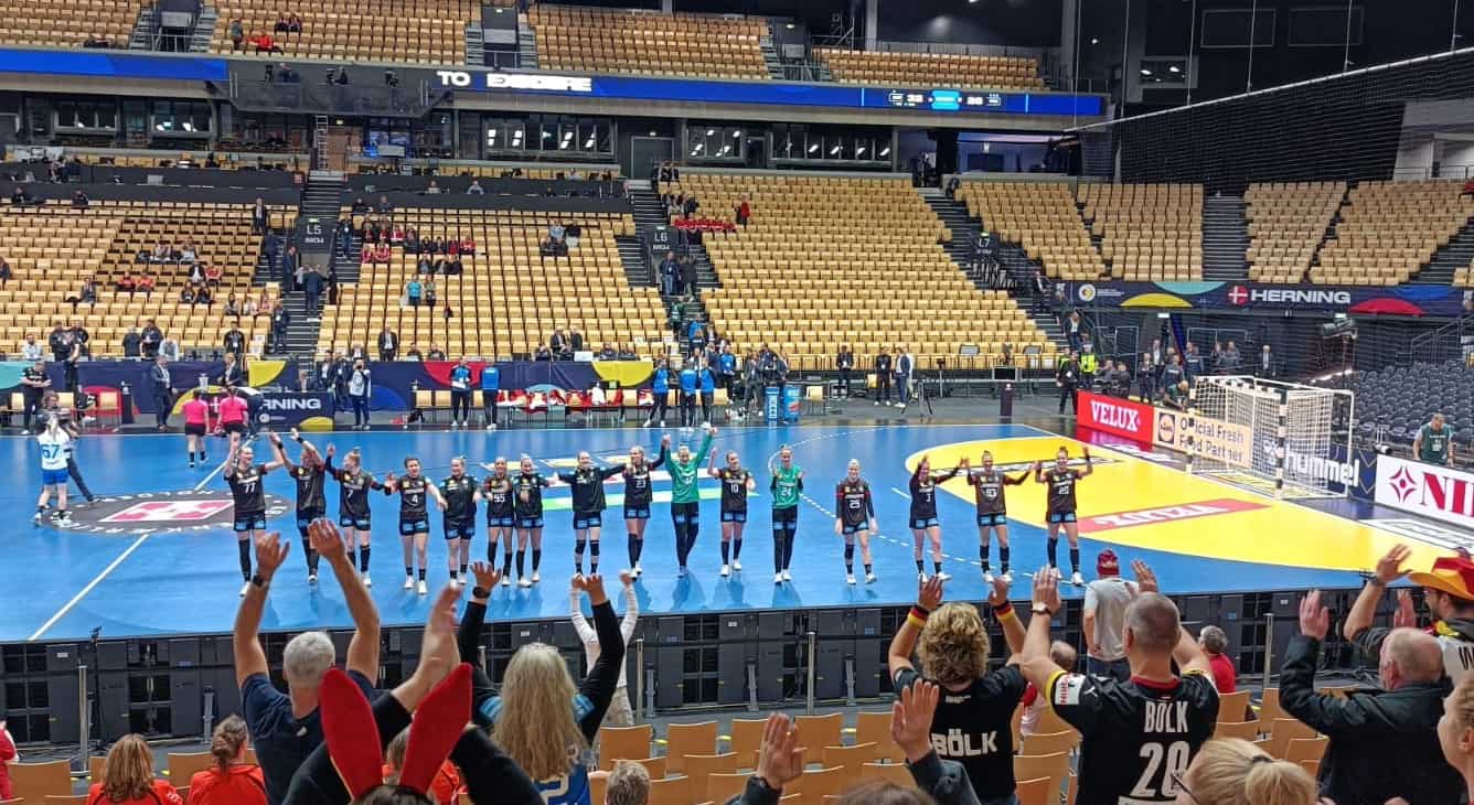 Handball WM 2023 Frauen - Deutschland vs. Tschechien in Herning - Copyright: Privat
