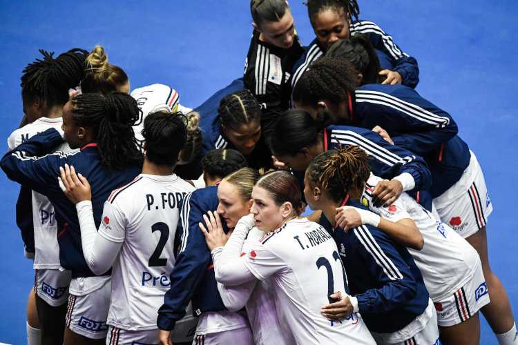 Handball WM 2023 Frauen - Frankreich (im Bild) vs. Slowenien - Copyright: ©FFHandball__Icon_Sport Handball WM 2023 Frauen - Frankreich (im Bild) vs. Slowenien - Copyright: ©FFHandball__Icon_Sport