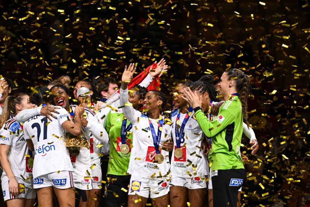 Handball WM 2023 Frauen Finale - Frankreich vs. Norwegen am 17.12.2023 in Herning - Copyright: ©FFHandball__Icon_Sport