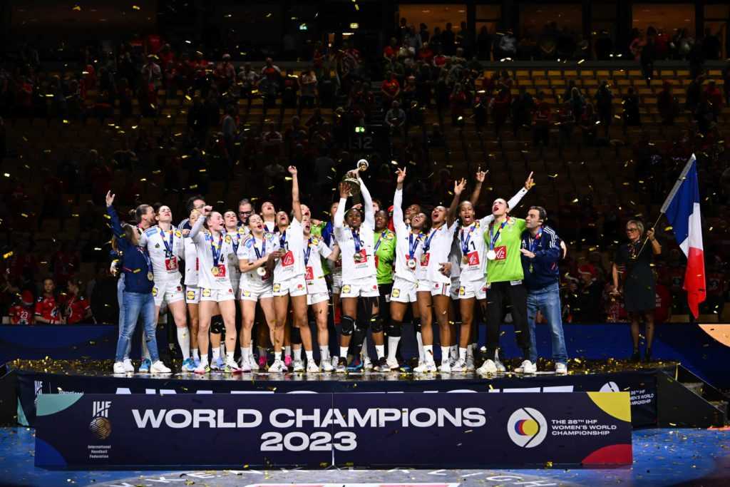 Handball WM 2023 Frauen Finale - Frankreich vs. Norwegen am 17.12.2023 in Herning - Copyright: ©FFHandball__Icon_Sport