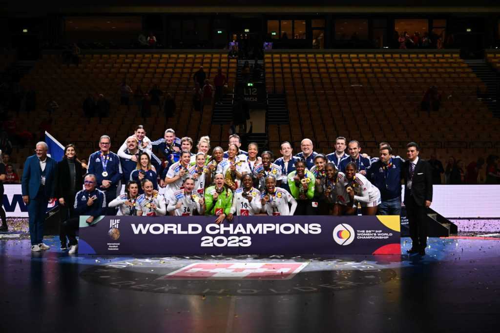 Handball WM 2023 Frauen Finale - Frankreich vs. Norwegen am 17.12.2023 in Herning - Copyright: ©FFHandball__Icon_Sport