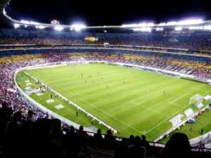 Sportwetten Faszination Fußball - Copyright: https://pixabay.com/photos/stadium-football-olympic-stadium-181457/ - Lizenz: Pixabay Licence. Bild von CamiloCote auf Pixabay.