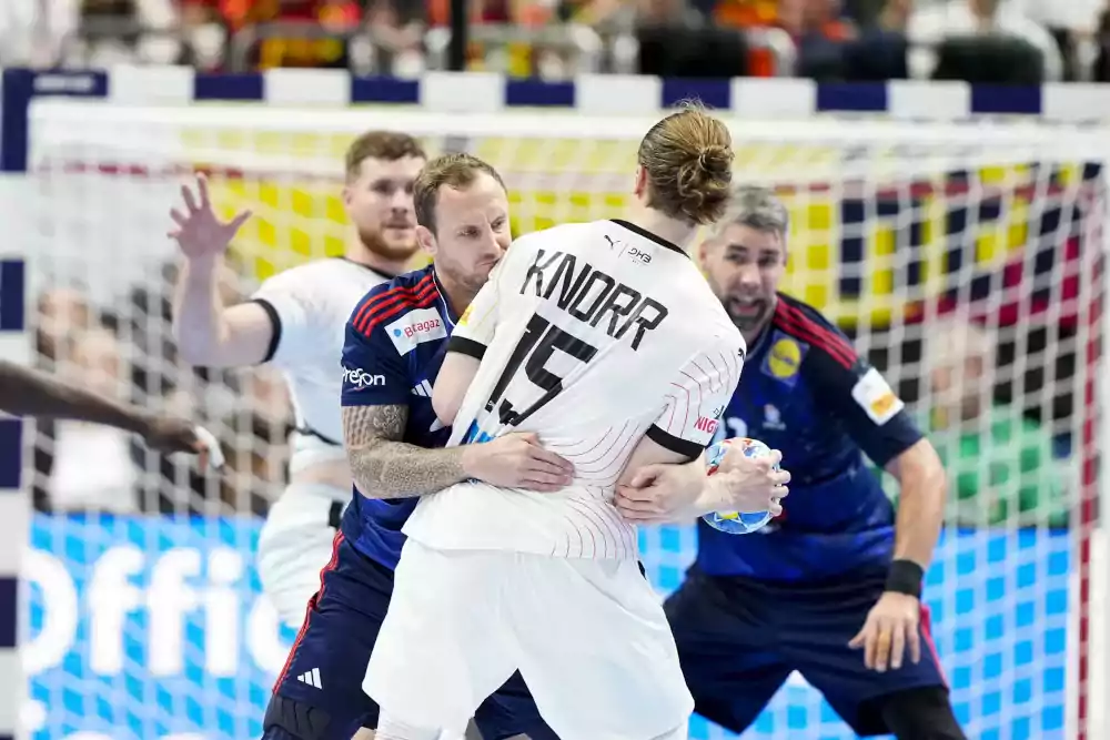Handball EM 2024 Live EHF EURO - Frankreich vs. Deutschland - Copyright: FFHANDBALL_ICONSPORTS Handball EM 2024 Live EHF EURO - Frankreich vs. Deutschland - Copyright: FFHANDBALL_ICONSPORTS