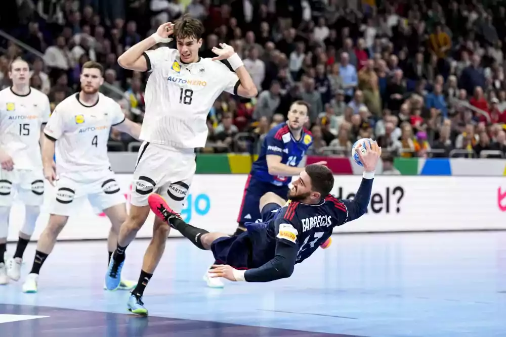 Handball EM 2024 Live EHF EURO - Frankreich vs. Deutschland - Copyright: FFHANDBALL_ICONSPORTS Handball EM 2024 Live EHF EURO - Frankreich vs. Deutschland - Copyright: FFHANDBALL_ICONSPORTS