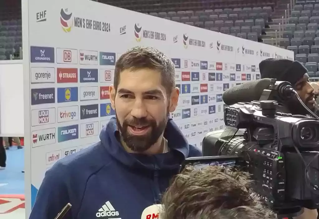 Handball EM 2024 Live EHF EURO - Media Call - Nikola Karabatic - Lanxess Arena am 27. Januar 2024 - Copyright: SPORT4FINAL
