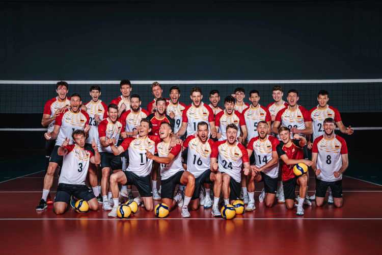 Volleyball - DVV Männer Nationalmannschaft 2024 - Copyright: Justus Stegemann