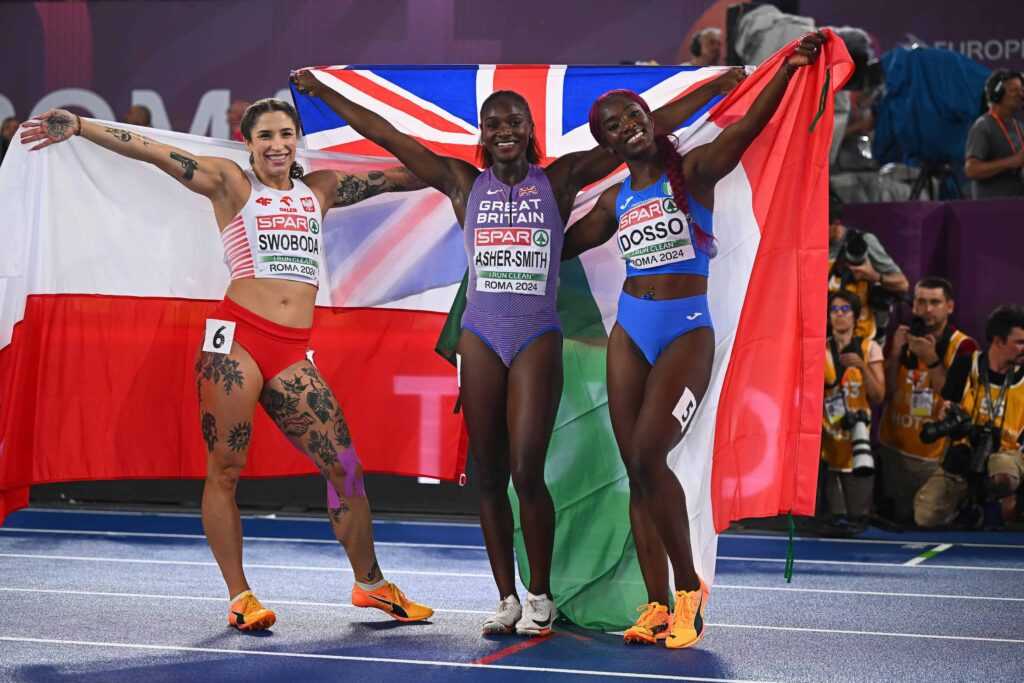 Leichtathletik EM 2024 Rom - Dina Asher-Smith - Copyright: ©European Athletics via Getty Images