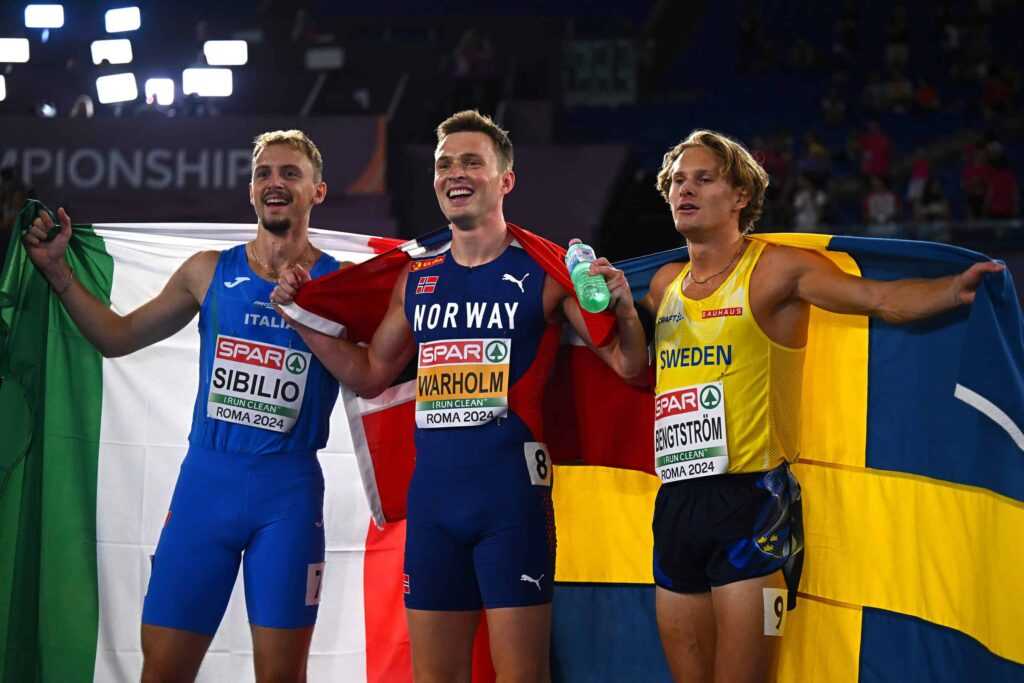 Leichtathletik EM 2024 Rom - Karsten Warholm - Copyright: ©European Athletics via Getty Images Leichtathletik EM 2024 Rom - Karsten Warholm - Copyright: ©European Athletics via Getty Images