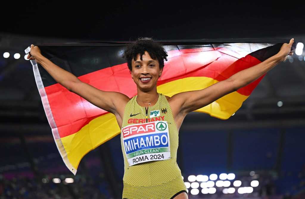 Leichtathletik EM 2024 Rom - Malaika Mihambo - Copyright: ©European Athletics via Getty Images Leichtathletik EM 2024 Rom - Malaika Mihambo - Copyright: ©European Athletics via Getty Images