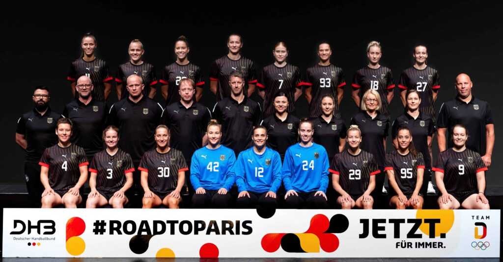 Olympia Paris 2024 Handball Deutschland Frauen DHB Team - Copyright: Kenny Beele/DHB Olympia Paris 2024 Handball Deutschland Frauen DHB Team - Copyright: Kenny Beele/DHB