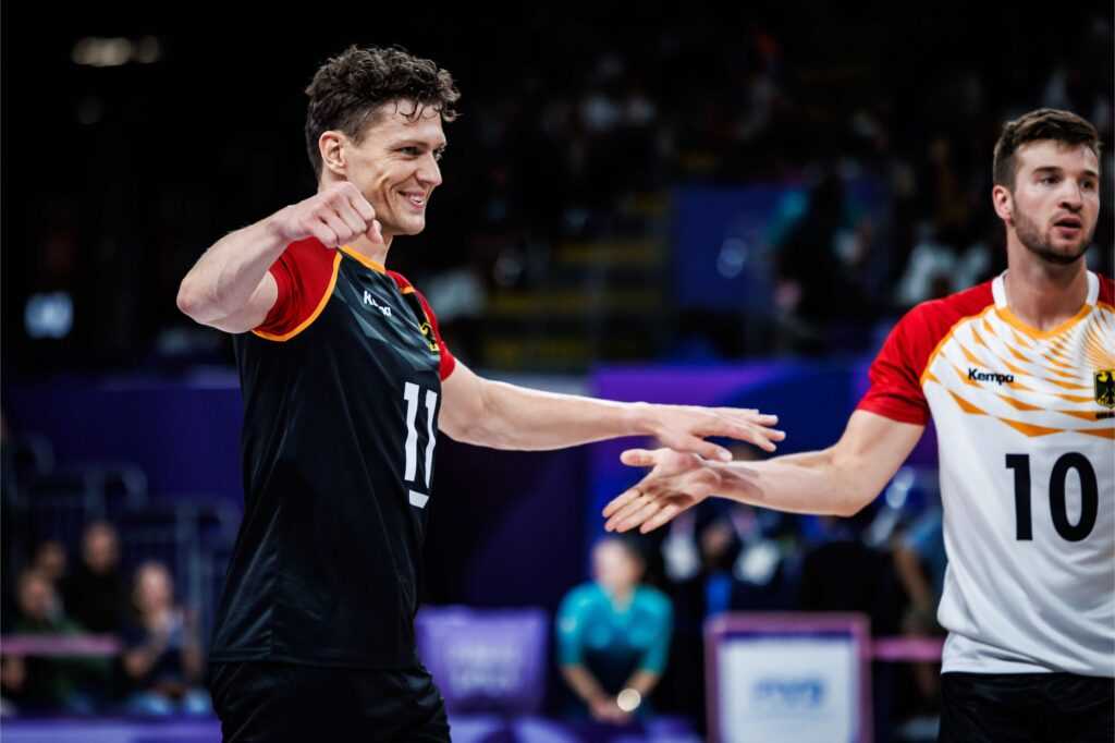 Olympia Paris 2024 Volleyball - Deutschland vs. Japan - Lukas Kampa - Copyright: volleyballworld Olympia Paris 2024 Volleyball - Deutschland vs. Japan - Lukas Kampa - Copyright: volleyballworld