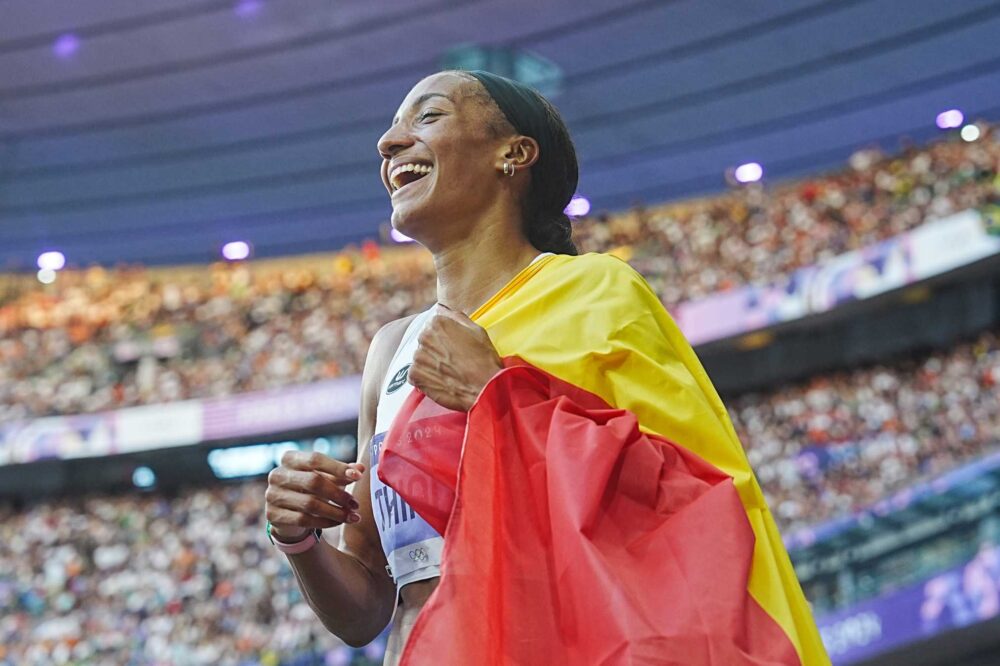 Olympia Paris 2024 Leichtathletik Nafissatou Thiam im Siebenkampf am 9. August 2024 im Stade de France - Copyright: Christel Saneh für World Athletics
