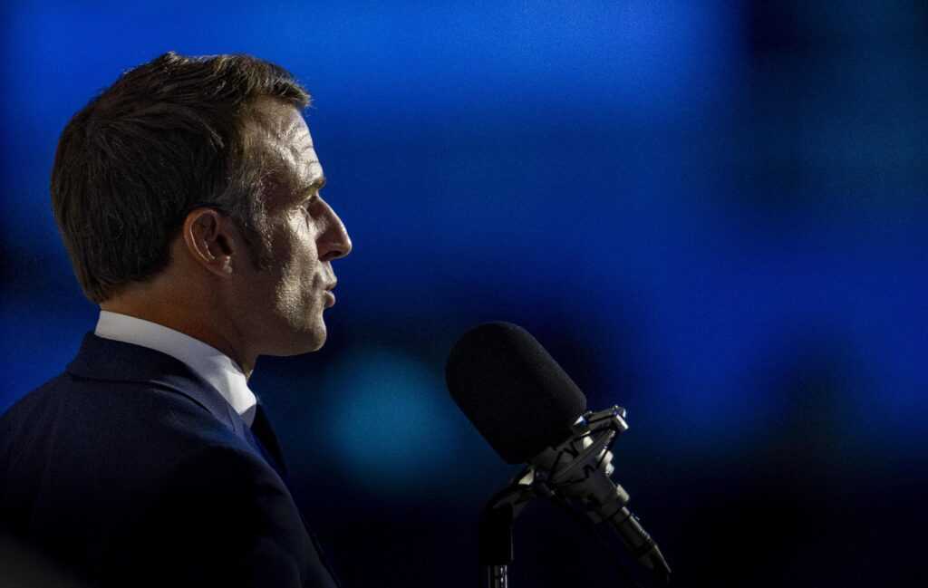 Paralympics Paris 2024 Eröffnungsfeier - Emmanuel Macron, Präsident der Französischen Republik, erklärt die Paralympischen Spiele 2024 in Paris für eröffnet - Copyright Foto: OIS/IOC/Joel Marklund Paralympics Paris 2024 Eröffnungsfeier - Emmanuel Macron, Präsident der Französischen Republik, erklärt die Paralympischen Spiele 2024 in Paris für eröffnet - Copyright Foto: OIS/IOC/Joel Marklund