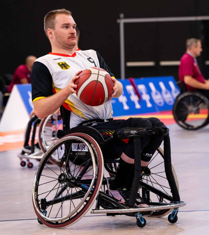 Paralympics Paris 2024 - Rollstuhl Basketball - Lukas Gloßner - Copyright: Ralf Kuckuck / DBS