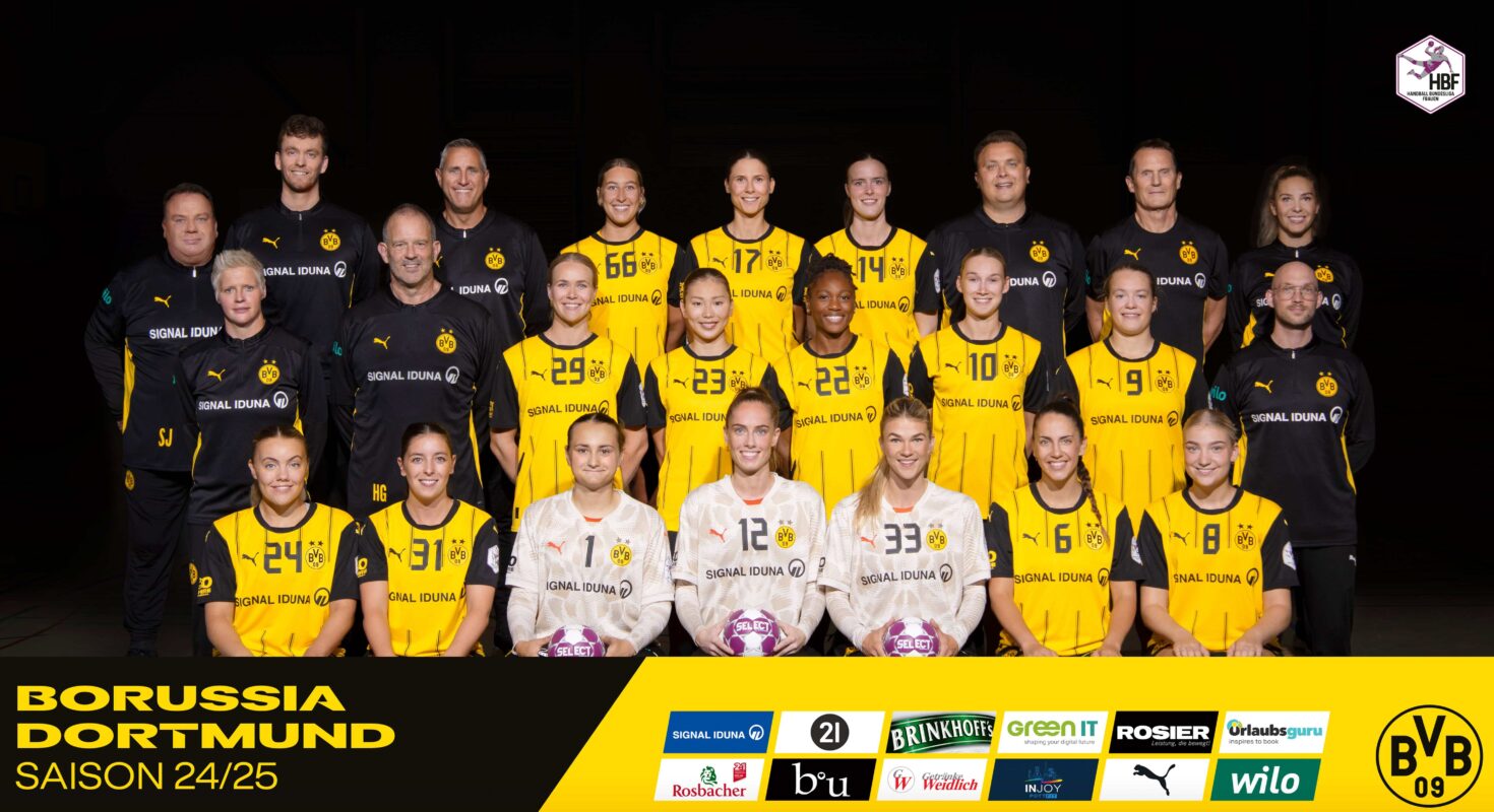 BV Borussia 09 Dortmund - Handball Bundesliga HBF und EHF European League Saison 2024-2025 - Copyright: BV. Borussia 09 e.V. Dortmund BV Borussia 09 Dortmund - Handball Bundesliga HBF und EHF European League Saison 2024-2025 - Copyright: BV. Borussia 09 e.V. Dortmund