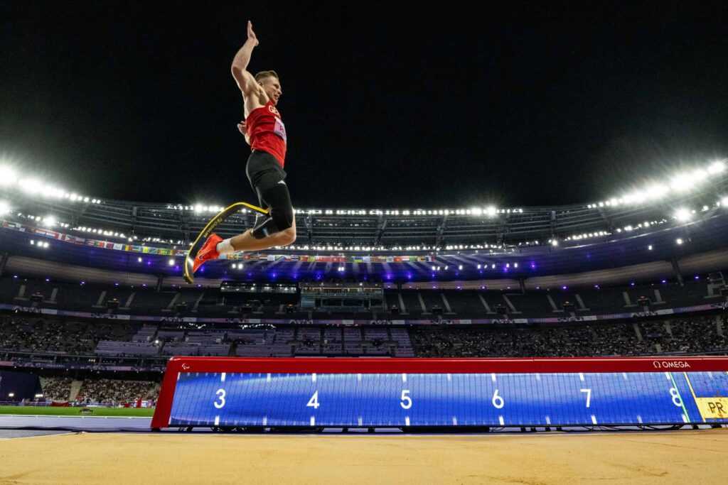 Paralympics Paris 2024 - Para Leichtathletik - Markus Rehm Deutschland DBS Weitsprung - Copyright: © Tom Weller / DBS Paralympics Paris 2024 - Para Leichtathletik - Markus Rehm Deutschland DBS Weitsprung - Copyright: © Tom Weller / DBS