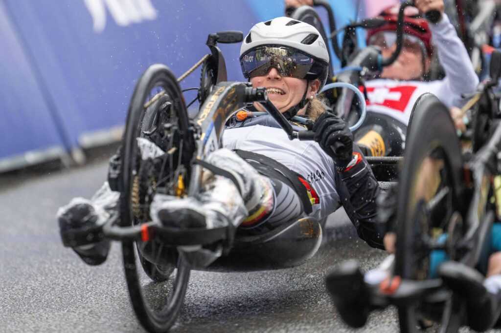 Paralympics Paris 2024 - Para Radsport - Annika Zeyen-Giles Deutschland DBS - Copyright: © Oliver Kremer / DBS Paralympics Paris 2024 - Para Radsport - Annika Zeyen-Giles Deutschland DBS - Copyright: © Oliver Kremer / DBS