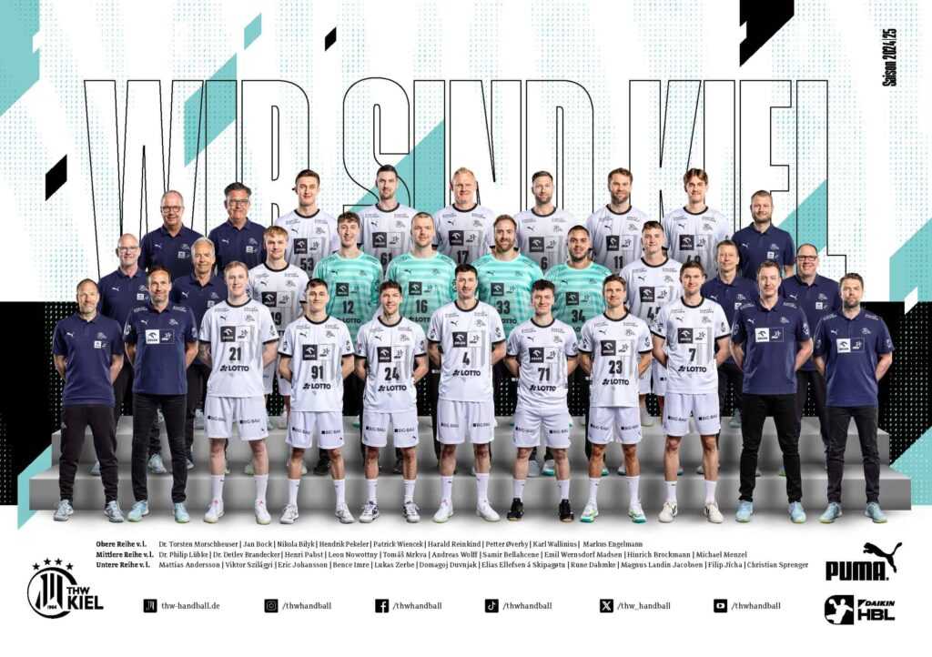 THW Kiel - Handball Bundesliga HBL Saison 2024-2025 - Copyright: THW Kiel THW Kiel - Handball Bundesliga HBL Saison 2024-2025 - Copyright: THW Kiel