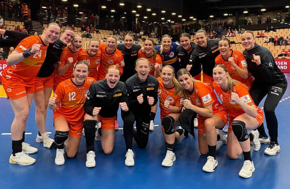 Handball EM 2024 EHF EURO - Niederlande in Golden League gegen Rumänien - Copyright: Nikki Schreurs / NHV