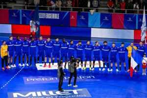 Handball WM 2025 Männer Team Frankreich (Vorbereitung gegen Portugal am 10.01.2025) - Copyright: @ FFHandball - IconSport
