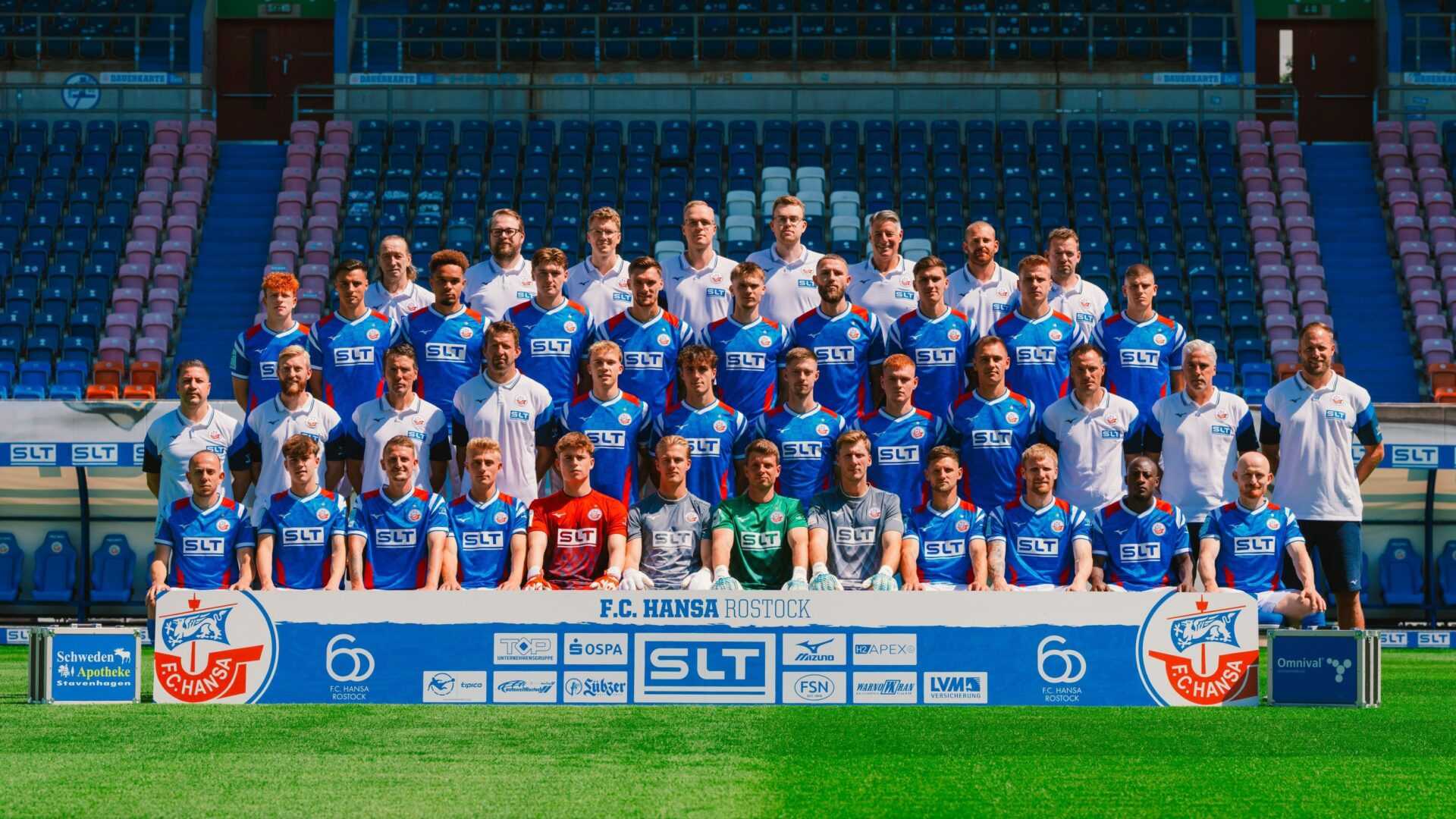 FC Hansa Rostock - Fußball dritte Liga Saison 2025-2026 - Copyright: F.C. Hansa Rostock