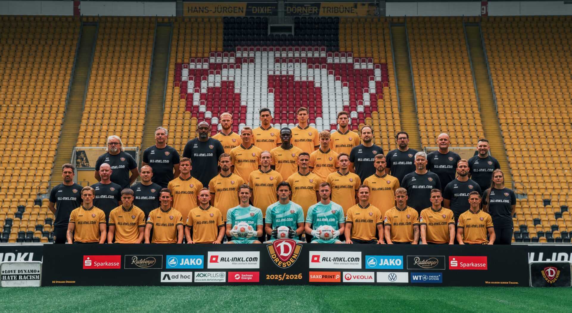 Fußball 2. Bundesliga - SG Dynamo Dresden - Saison 2025-2026 - Copyright: SG Dynamo Dresden