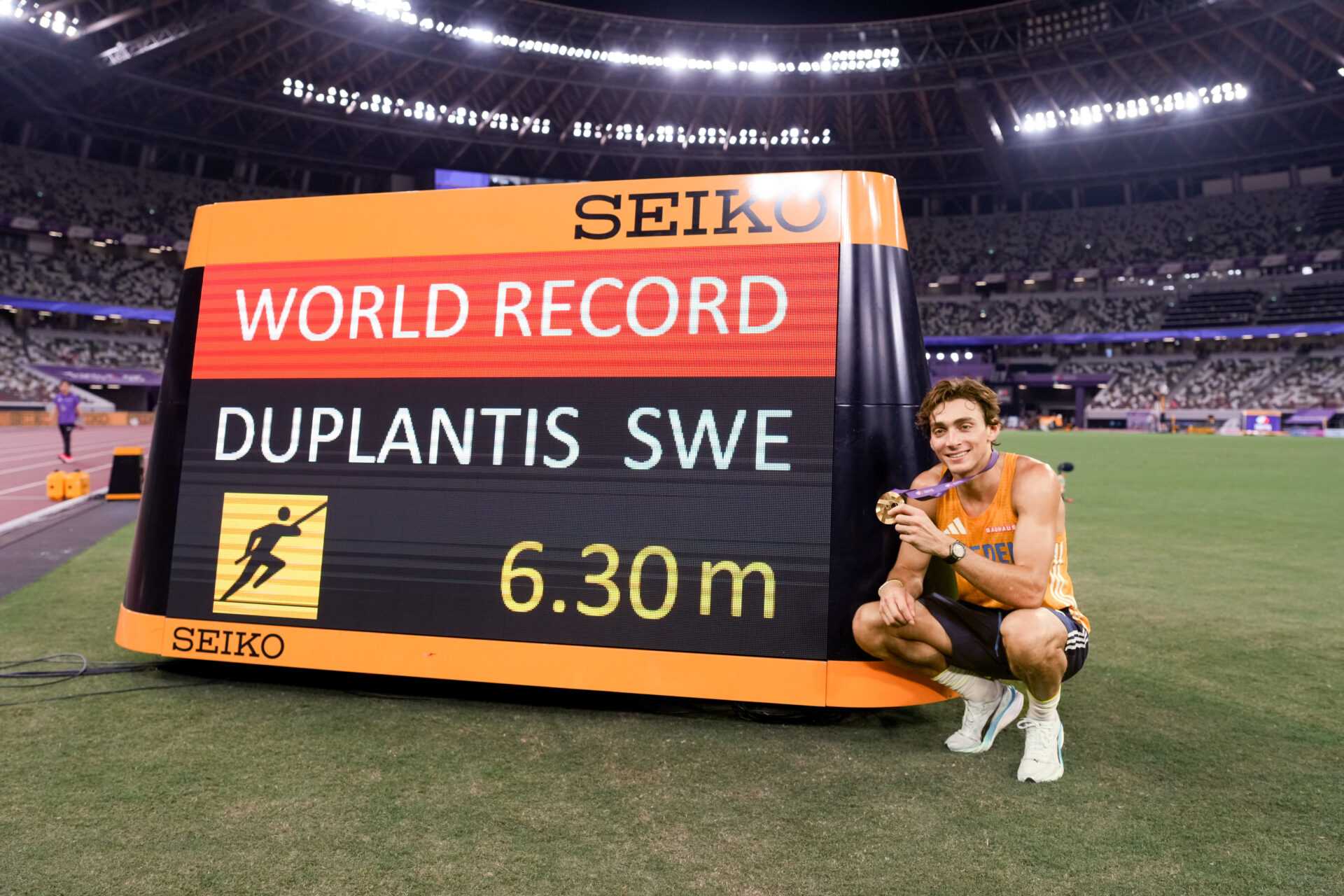 Leichtathletik WM 2025 Tokio - Armand Mondo Duplantis - Weltrekord - Copyright: Dan VERNON for World Athletics