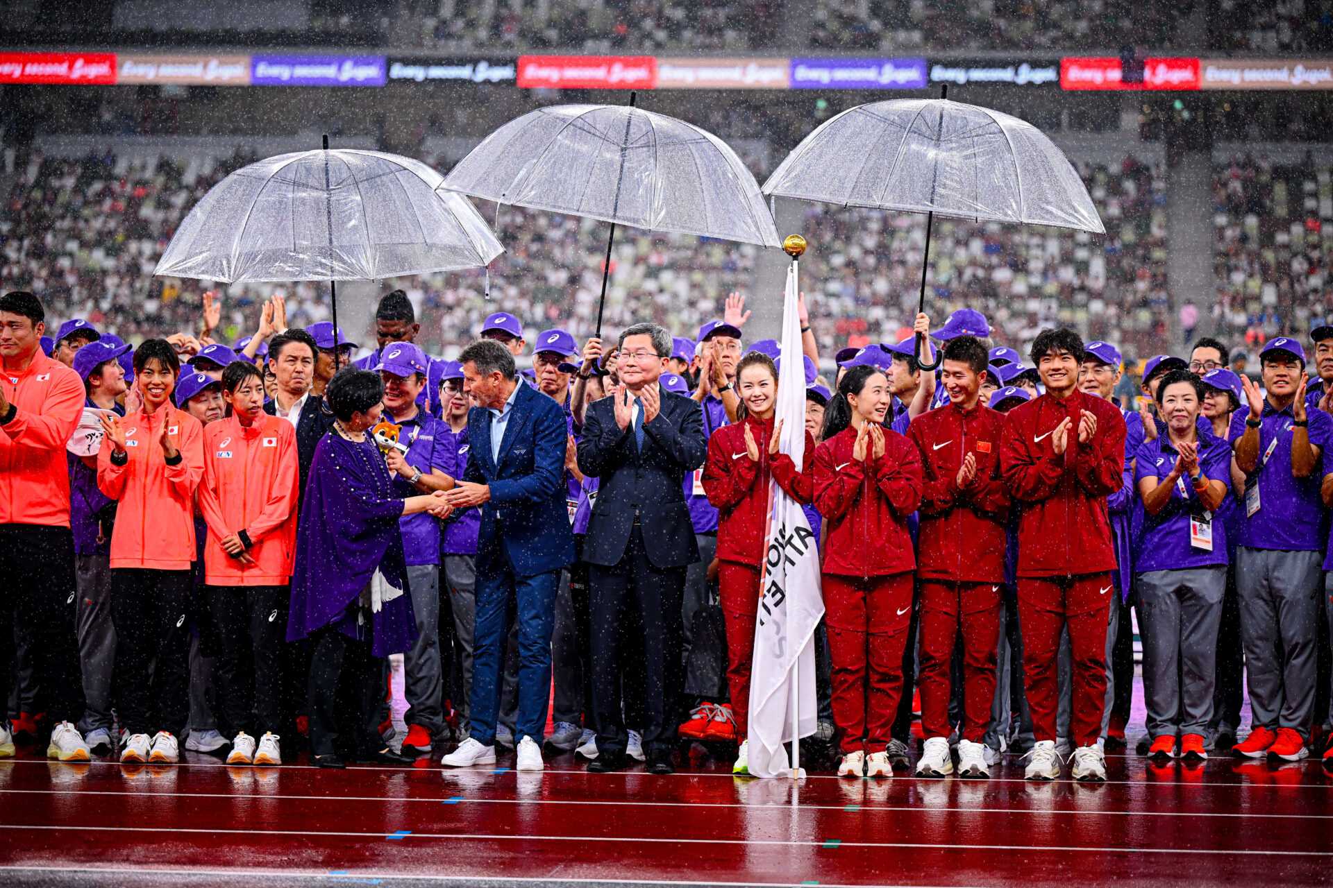 Leichtathletik WM 2025 Tokio Finale - Sebastian Coe World Athletics Präsident - Copyright: Mattia Ozbot für World Athletics