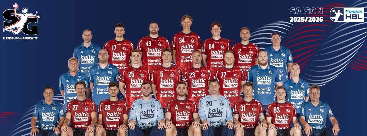 SG Flensburg-Handewitt – Handball Bundesliga HBL und EHF European League Saison 2025/2026 – Copyright: SG Flensburg-Handewitt