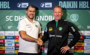 Handball Sportnachrichten - Frank Carstens - Karsten Günther - SC DHfK Leipzig - Copyright: Klaus Trotter