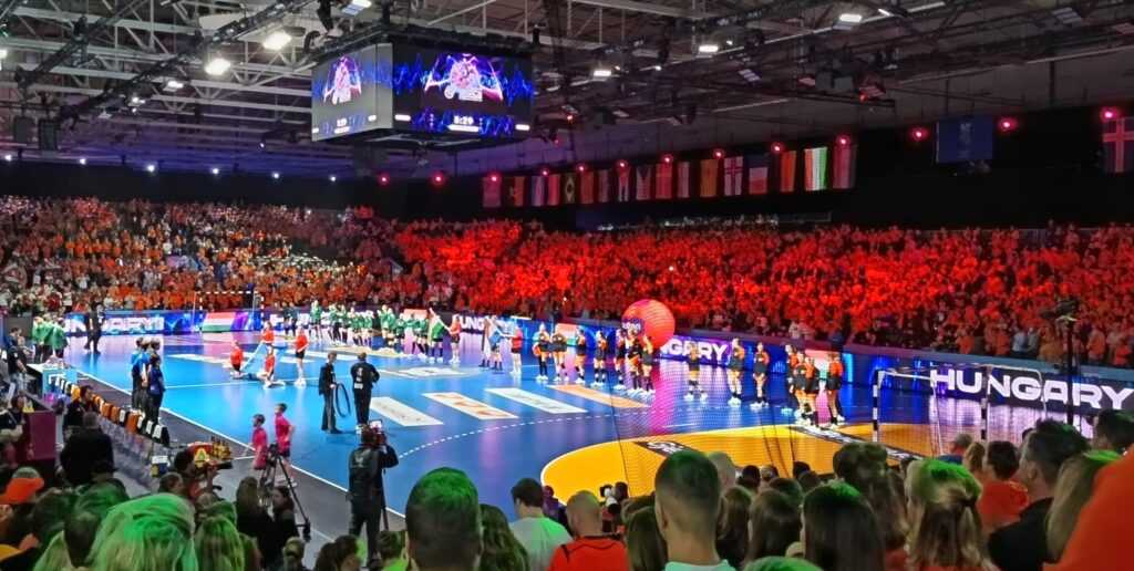 Handball WM 2025 Frauen - Niederlande vs. Ungarn - Foto Copyright: Privat