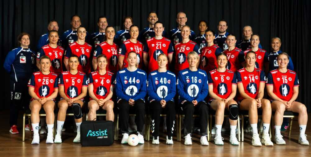 Handball WM 2025 Frauen Team Norwegen - Copyright: @Megapiksel