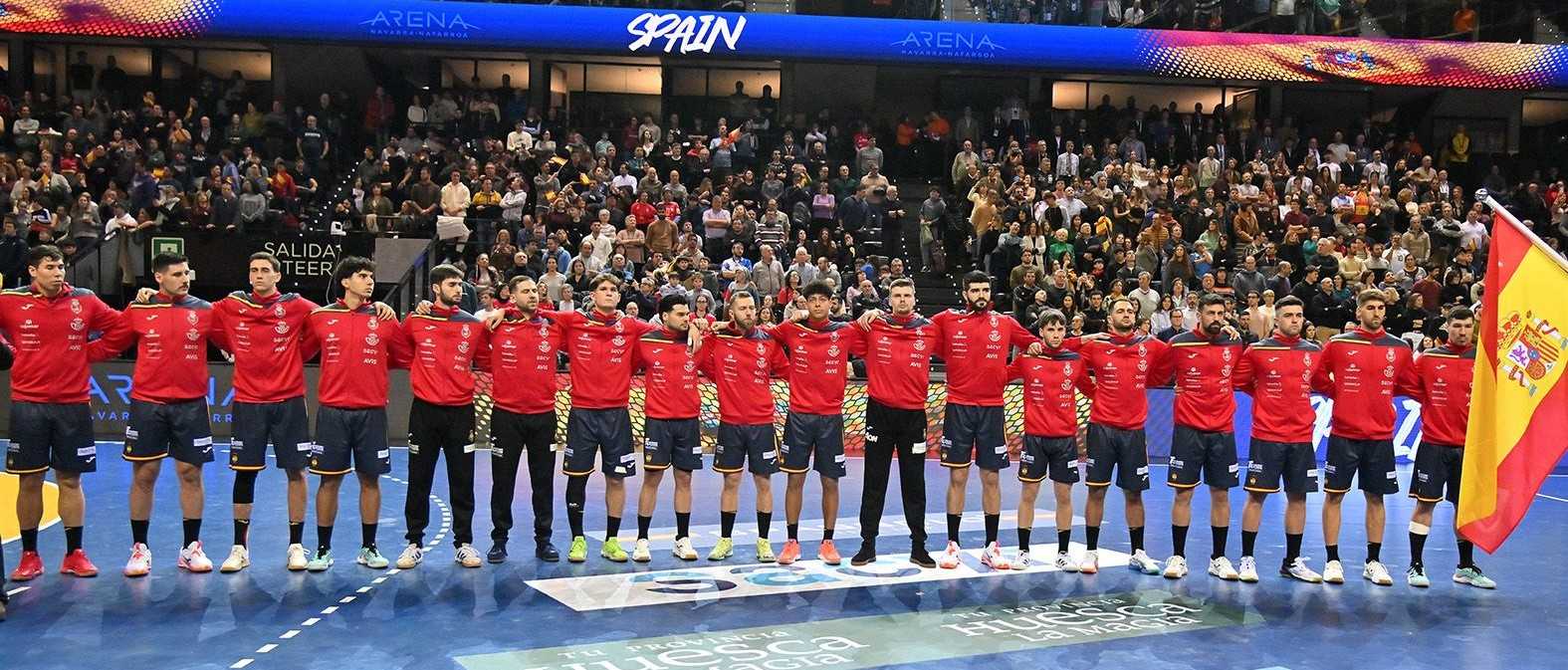 Handball EM 2026 EHF EURO Männer Team Spanien - Copyright: RFEBM - J.L. Recio. Handball EM 2026 EHF EURO Männer Team Spanien - Copyright: RFEBM - J.L. Recio.