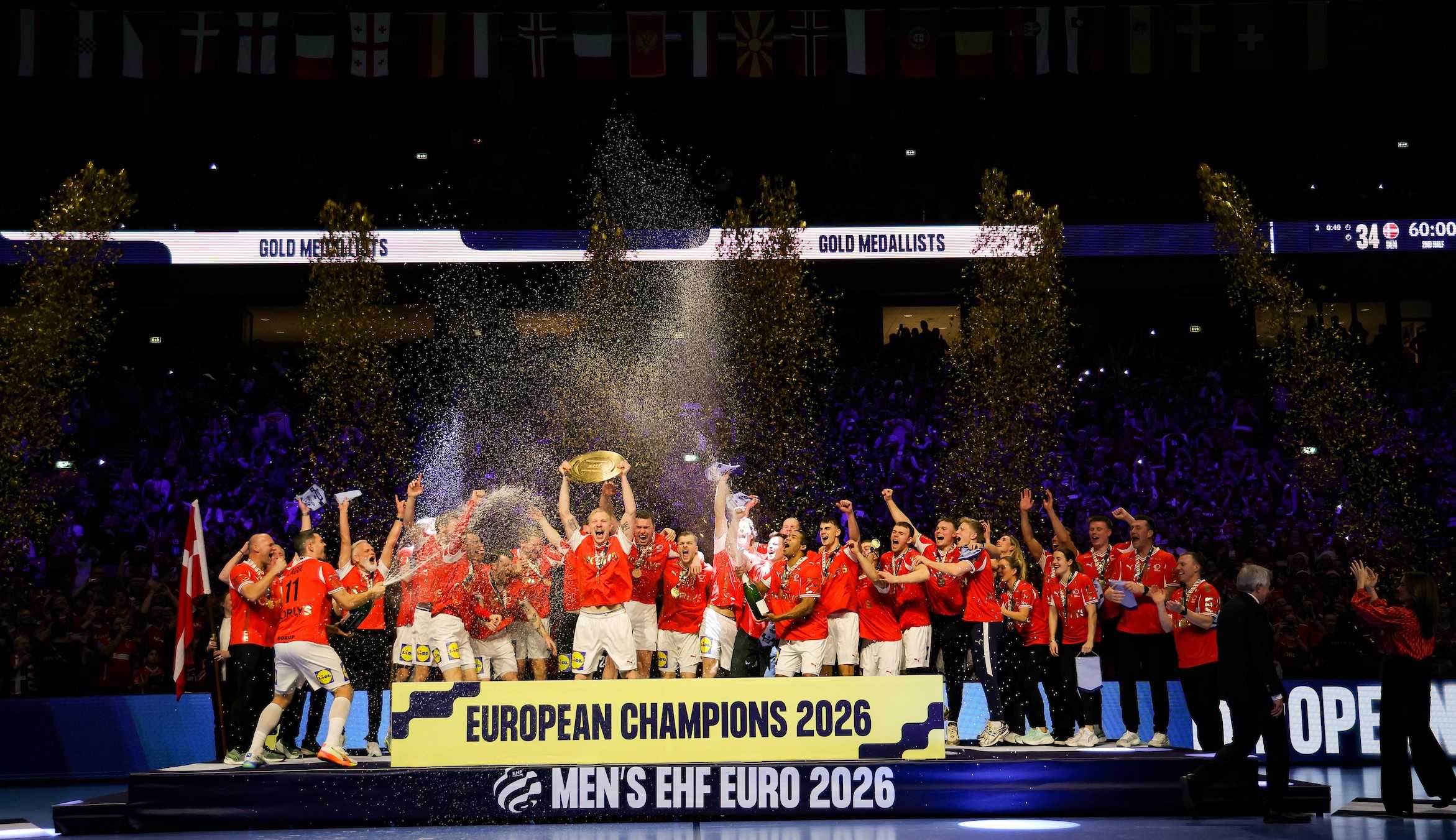 Handball EM 2026 EHF EURO Dänemark Europameister - Copyright: EHF/kolektiff