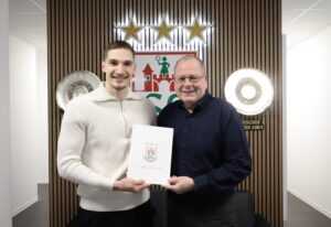 SC Magdeburg - Dominik Kuzmanovic und Marc-Henrik Schmedt - Handball Bundesliga - Copyright: SC Magdeburg / Katja Müller