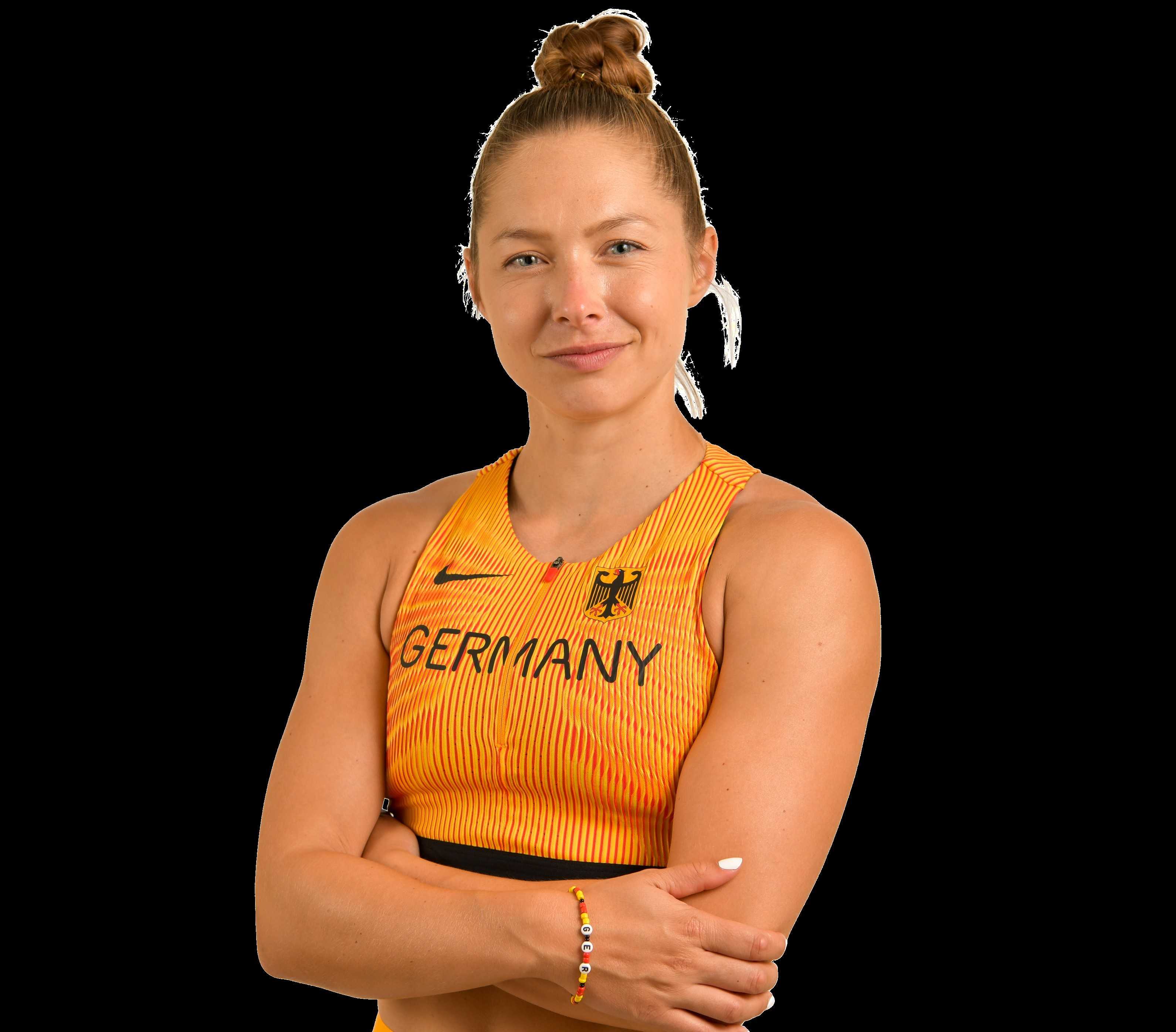 Gina Lückenkemper - Leichtathletik Sprint Staffel - DLV - Deutschland - Copyright: DLV/Kai Peters